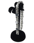 Ladies Magnetic Bracelet for Women - Grey Cats Eye Gemstones - Fits Wrists up to 7.5" Adjustable - with Jewellery Gift Box