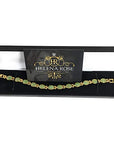 Ladies Magnetic Bracelet for Women | Semi Precious Green Aventurine Gemstones - Fits Wrists Up to 7.5" Adjustable - Plus Jewellery Gift Box (Gold)