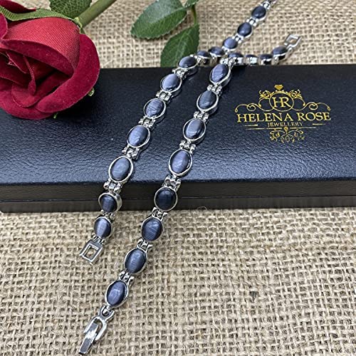 Helena Rose Ladies Magnetic Bracelet for Women Black Semi