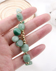 Ladies Stretch Stone Bracelets - Natural Gemstone Jewellery for Women - Spiritual Yoga Reiki Bangle - with Gift Box