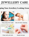 Cute Turtle Jewellery Set - Matching Necklace Pendant & Earrings For Ladies - Glittering Opal & Crystal - With Gift Box