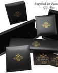 Cute Turtle Jewellery Set - Matching Necklace Pendant & Earrings For Ladies - Glittering Opal & Crystal - With Gift Box