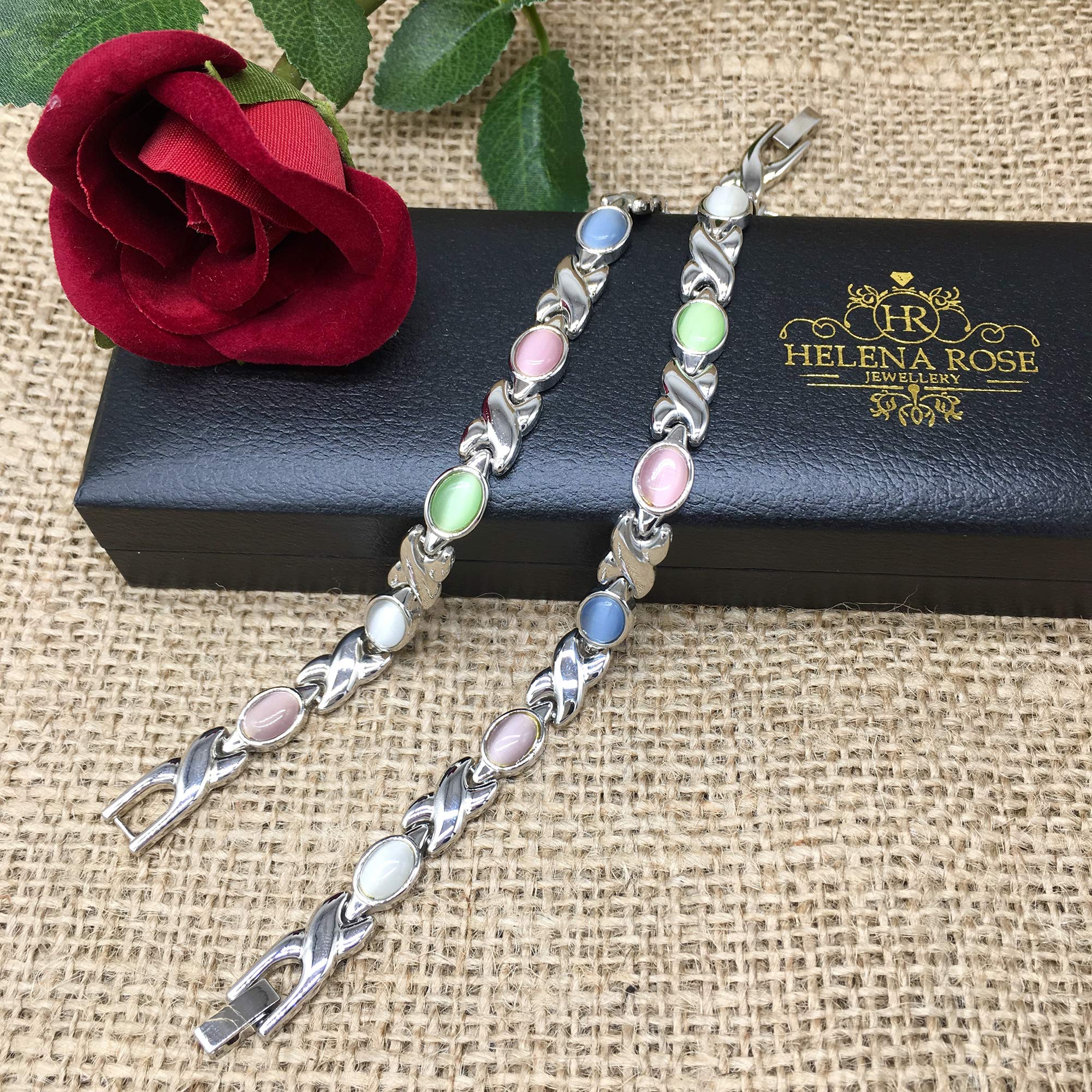 Helena Rose Ladies Magnetic Therapy Bracelet for Women Multi