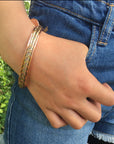 Copper Bracelets for Arthritis - Gorgeous Two Tone Plait Design - Magnetic Therapy Bracelet for Men & Women - with Gift Box