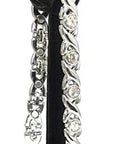 Helena Rose Magnetic Bracelet for Women - Sparkling Clear Rhinestone Crystals - Fits Wrists up to 7.5" Fully Adjustable - with Jewellery Gift Box
