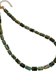 Natural Stone Choker Necklace for Men Women, with Jewellery Gift Box