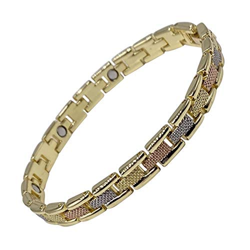 Magnetic Bracelets for Women - Length 19.5 cm Adjustable Size Elegant Design - with Jewellery Gift Box