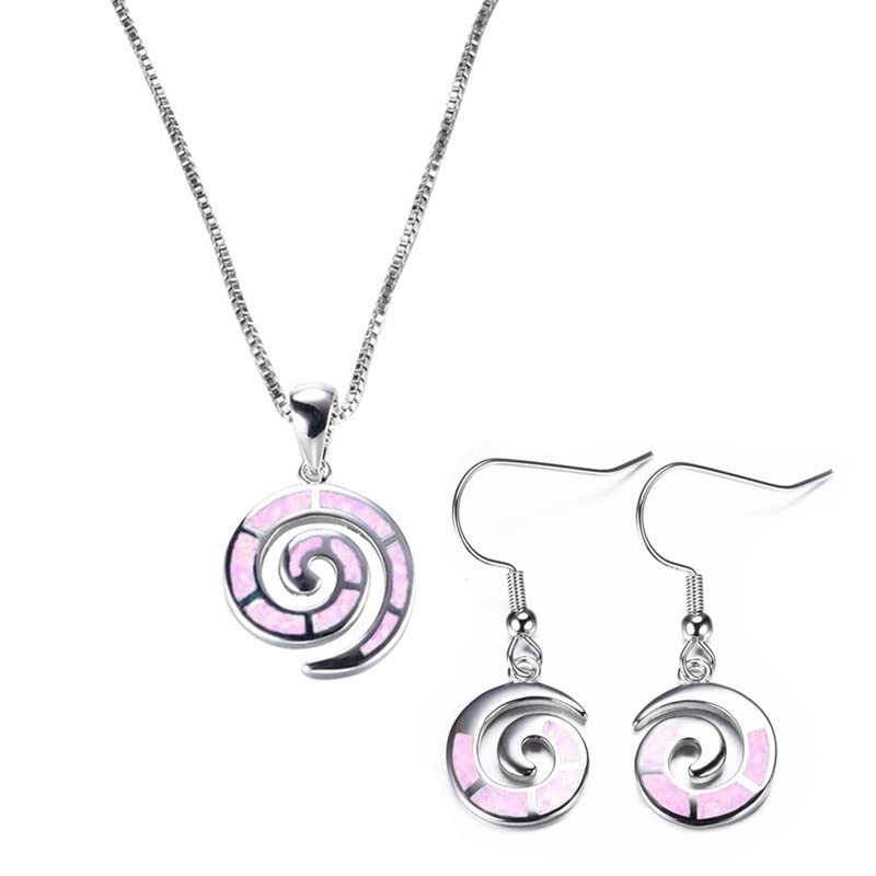 Snail Design Ladies Jewellery Set For Women Necklace Pendant Earrings &amp; Gift Box