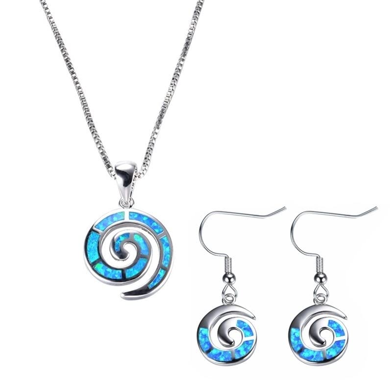 Snail Design Ladies Jewellery Set For Women Necklace Pendant Earrings &amp; Gift Box