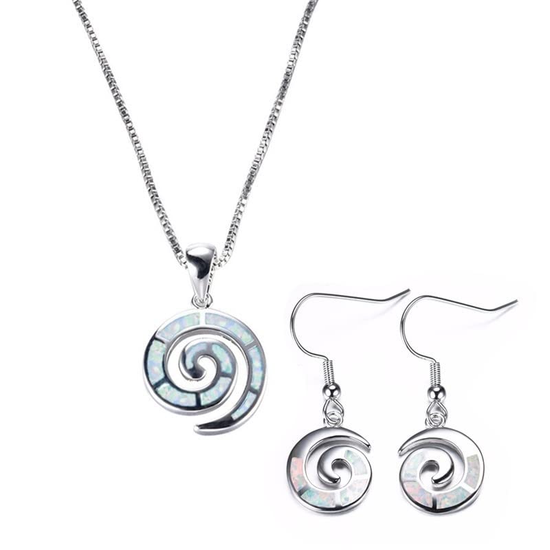 Snail Design Ladies Jewellery Set For Women Necklace Pendant Earrings &amp; Gift Box