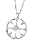 Helena Rose Jewellery Shining Star Cubic Zircon Designer Pendant Necklace for Women - 925 Sterling Silver - Includes 45cm Sterling Silver Chain Plus a Gift Box