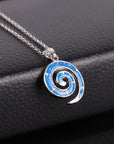 Snail Design Ladies Jewellery Set For Women Necklace Pendant Earrings & Gift Box