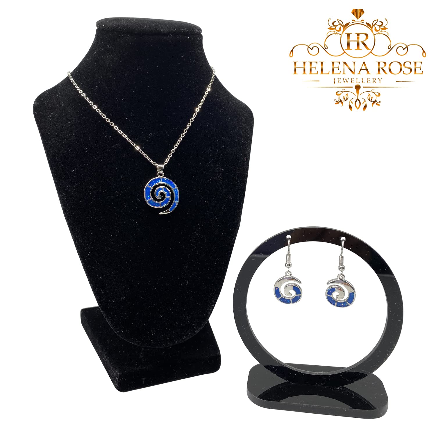Snail Design Ladies Jewellery Set For Women Necklace Pendant Earrings &amp; Gift Box