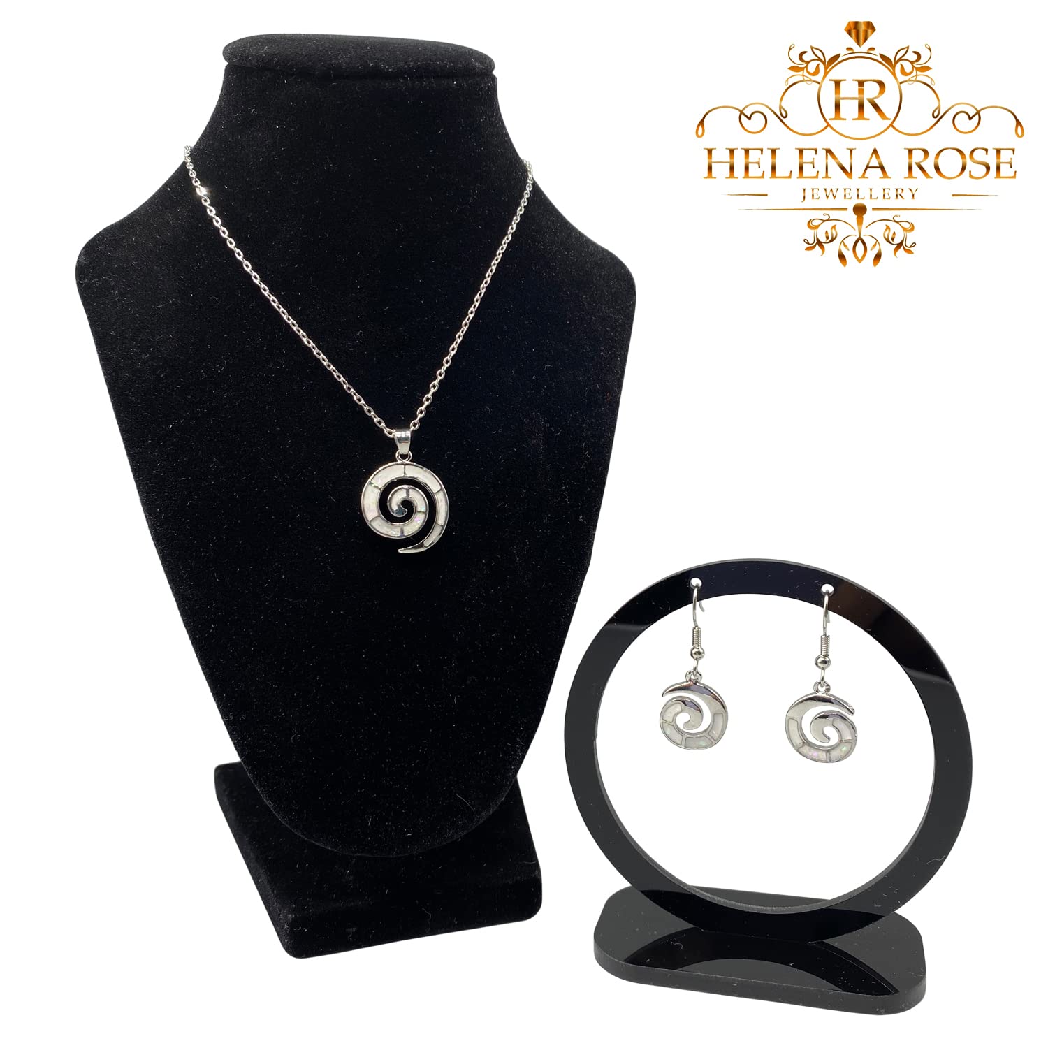 Snail Design Ladies Jewellery Set For Women Necklace Pendant Earrings &amp; Gift Box