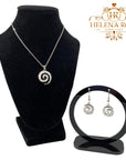 Snail Design Ladies Jewellery Set For Women Necklace Pendant Earrings & Gift Box