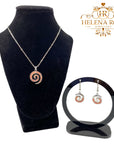 Snail Design Ladies Jewellery Set For Women Necklace Pendant Earrings & Gift Box