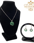 Snail Design Ladies Jewellery Set For Women Necklace Pendant Earrings & Gift Box