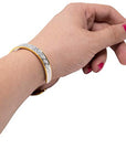 Gold & Silver Plated Women's Copper Magnetic Bangle