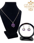 Snail Design Ladies Jewellery Set For Women Necklace Pendant Earrings & Gift Box