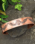 Mens Copper Bangle - Magnetic Wristband for Carpal Tunnel Migraine Relief - Arthritis Band Plus Jewellery - Men's Jewellery
