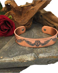 Mens Copper Bangle - Magnetic Wristband for Carpal Tunnel Migraine Relief - Arthritis Band Plus Jewellery - Men's Jewellery
