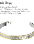 Gold & Silver Plated Women's Copper Magnetic Bangle